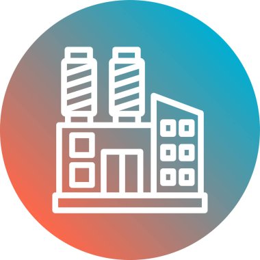 Yapı simgesinin vektör illüstrasyonu