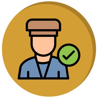 man simgesi vektör illüstrasyonu