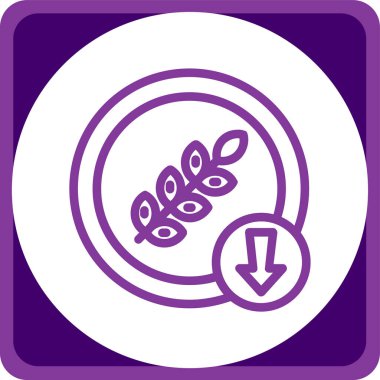 Modern b 'nin vektör illüstrasyonu pizza ikonundan yoksun