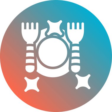 Temiz Yeme Gradyan Arkaplanı.