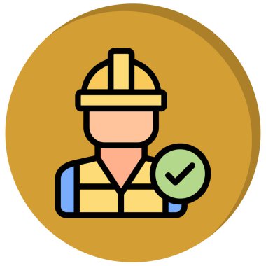 inşaat simgesi vektör illüstrasyonu