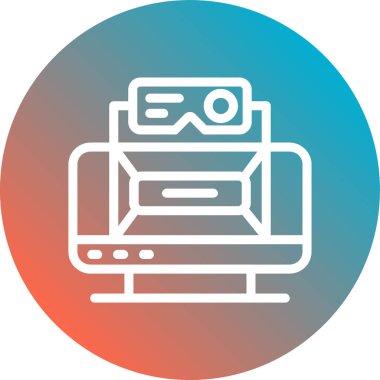 Kamera. Web simgesi basit illüstrasyon