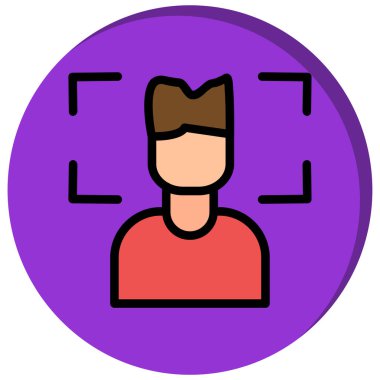 Bir adamın vektör illüstrasyonu