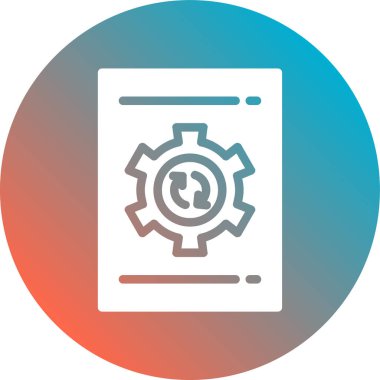 Ayarlama. Web simgesi basit illüstrasyon