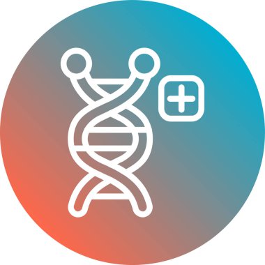 vektör DNA simgesi illüstrasyonu