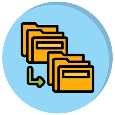 dosya biçimi simgesi, vektör illüstrasyonu