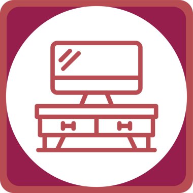 bilgisayar vektör illüstrasyonu modern simge