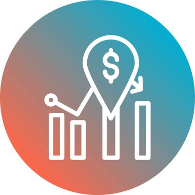 seo modern simgesinin vektör illüstrasyonu