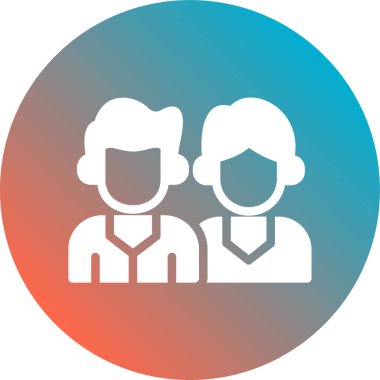 İnsan simgesinin vektör illüstrasyonu