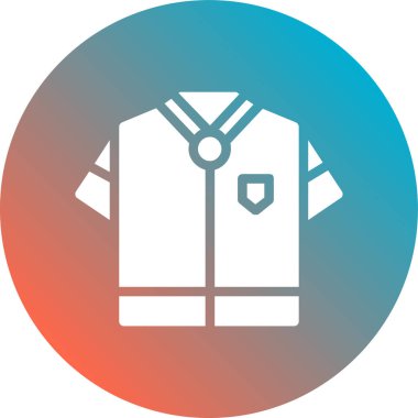 Benzersiz ceket ve kapak vektör simgesi