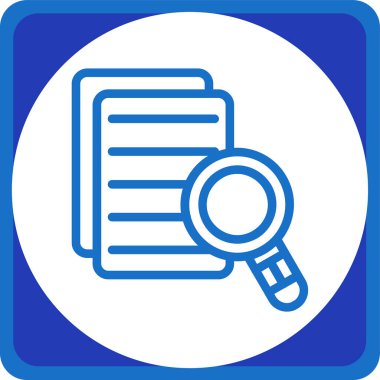 Ara. Web simgesi basit illüstrasyon