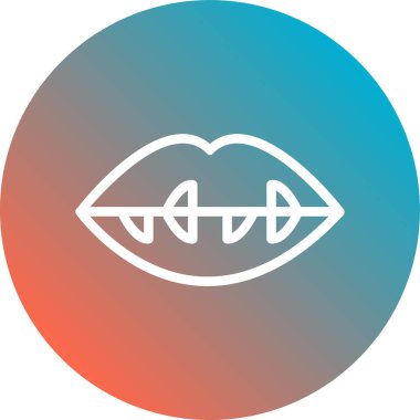 balık simgesi vektör illüstrasyonu