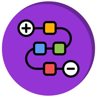 Web simgesi, basit vektör illüstrasyonu