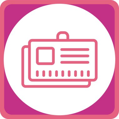 Bavul. Web simgesi basit illüstrasyon