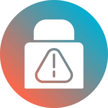 ikon vektör illüstrasyonunu kilitle