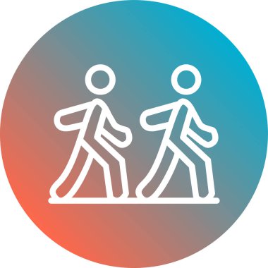 Bir kadın ve erkeğin vektör çizimi