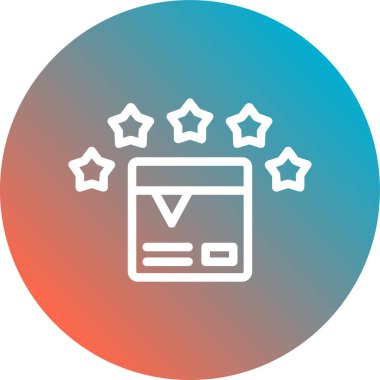 Seo simgesinin vektör illüstrasyonu