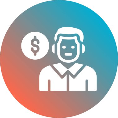 İş simgesinin vektör illüstrasyonu