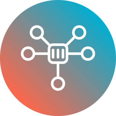 seo modern simgesinin vektör illüstrasyonu