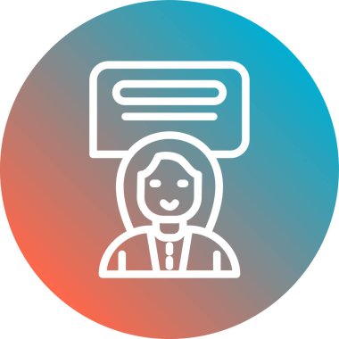 İş simgesinin vektör illüstrasyonu