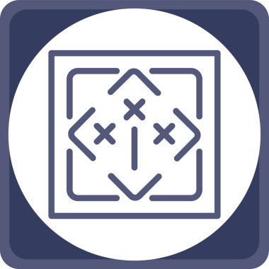 Bir b eksikliği simgesinin vektör çizimi