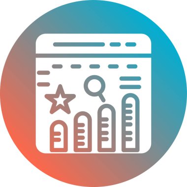 Modern eğitim ikonunun vektör illüstrasyonu