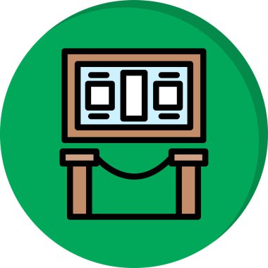 Modern b 'nin vektör illüstrasyonu eksik simgesi