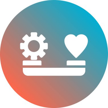 Modern simgenin vektör illüstrasyonu