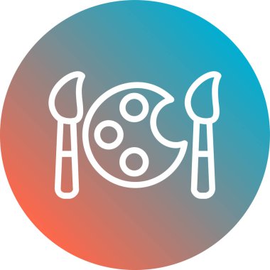 Vektör illüstrasyonu, simge ögesi arkaplanı