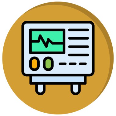 Analiz analiz raporu simgesi - ana hatlar biçimi