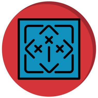 seo modern simgesinin vektör illüstrasyonu