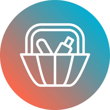 Gıda simgesinin vektör illüstrasyonu