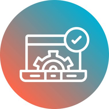 İşaretleme simgesinin vektör illüstrasyonu