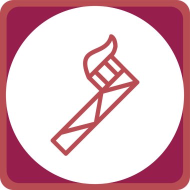 Balta. Web simgesi vektör illüstrasyonu