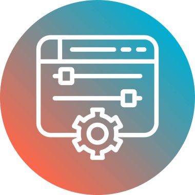 Vektör illüstrasyonu, simge ögesi arkaplanı