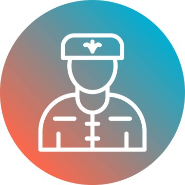 Modern simgenin vektör illüstrasyonu