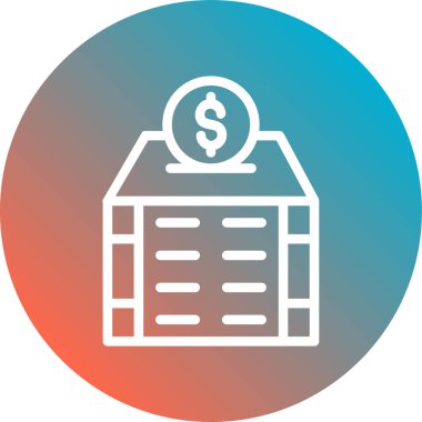 Dolar simgesi soyut bir grupta izole edildi