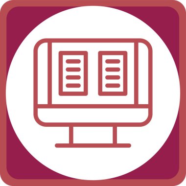 dizüstü bilgisayarın modern vektör simgesi