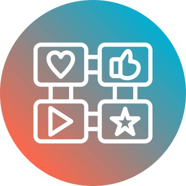 Simge, vektör illüstrasyonu gibi