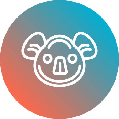 maymun simge vektör çizim