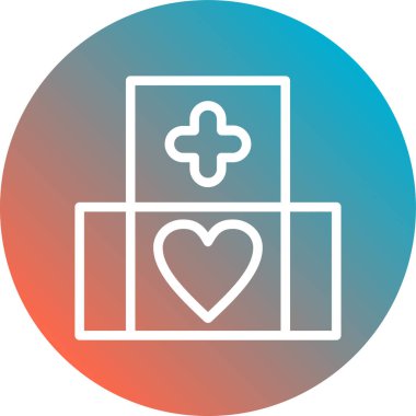 Tıbbi simgenin vektör illüstrasyonu