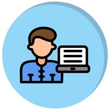 Dizüstü bilgisayarı ve tableti olan iş adamı