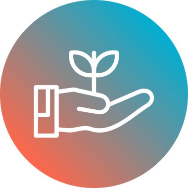 Ekoloji simgesinin vektör illüstrasyonu