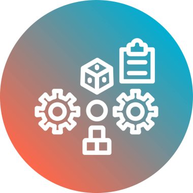 Vektör illüstrasyonu, simge ögesi biçimi