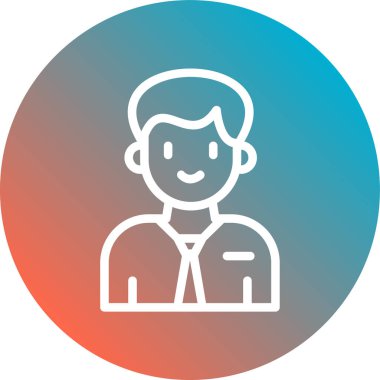 İnsan simgesinin vektör illüstrasyonu