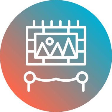 seo modern simgesinin vektör illüstrasyonu