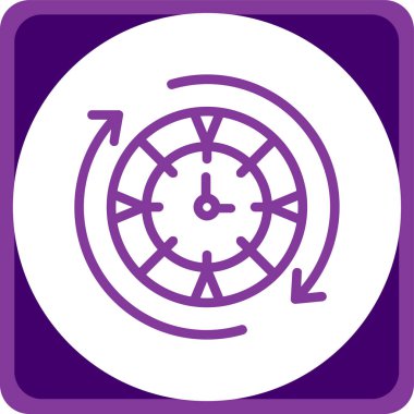 Pusula. Web simgesi basit illüstrasyon