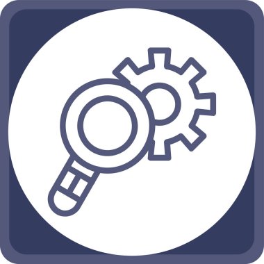 Ayarlama. Web simgesi basit illüstrasyon