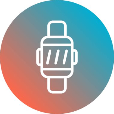 Bir b eksikliği simgesinin vektör çizimi