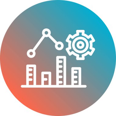 seo modern simgesinin vektör illüstrasyonu